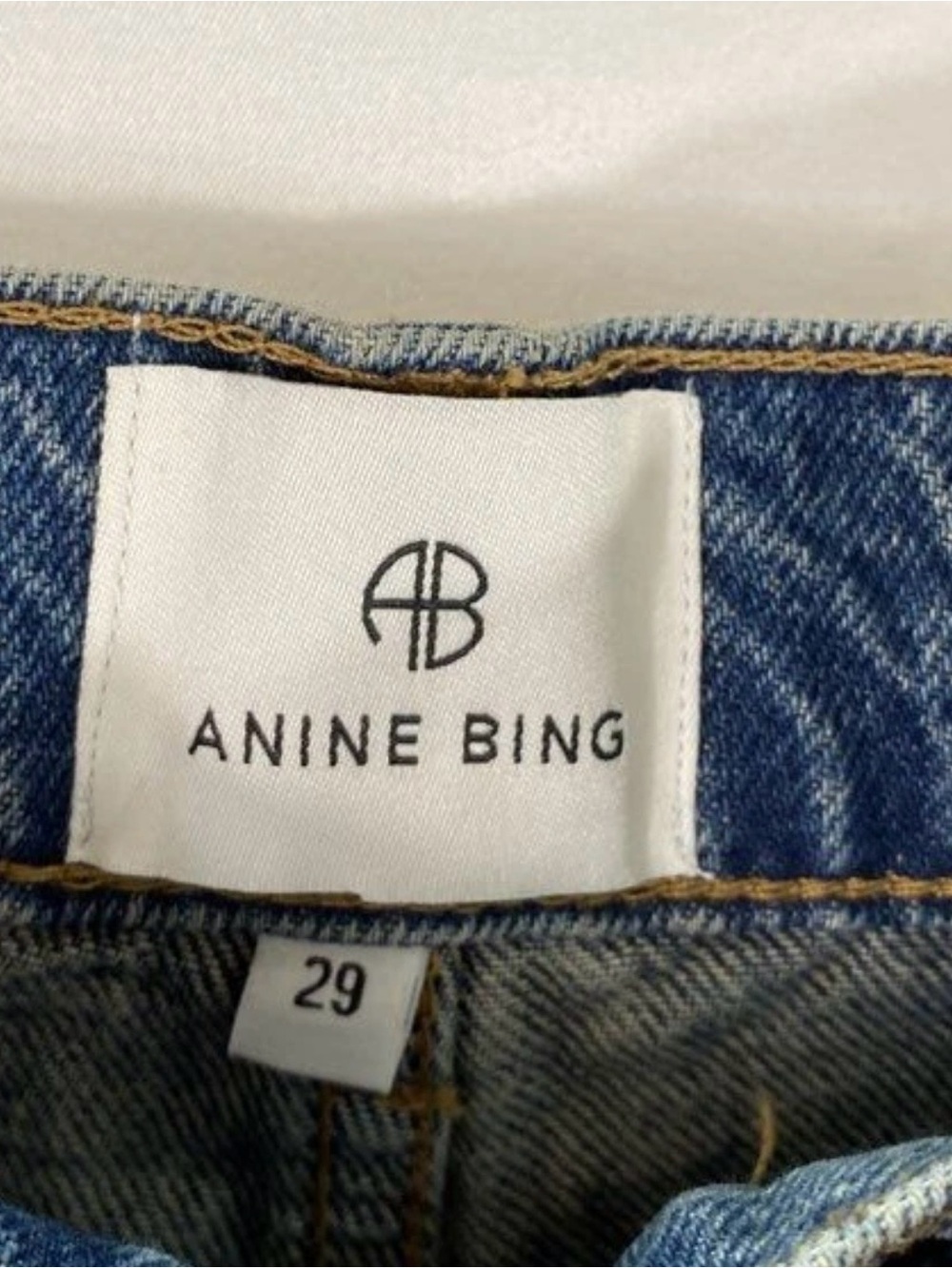 Anine Bing Wide-Leg Blue Jeans Size 29 EUC - Picture 3 of 6